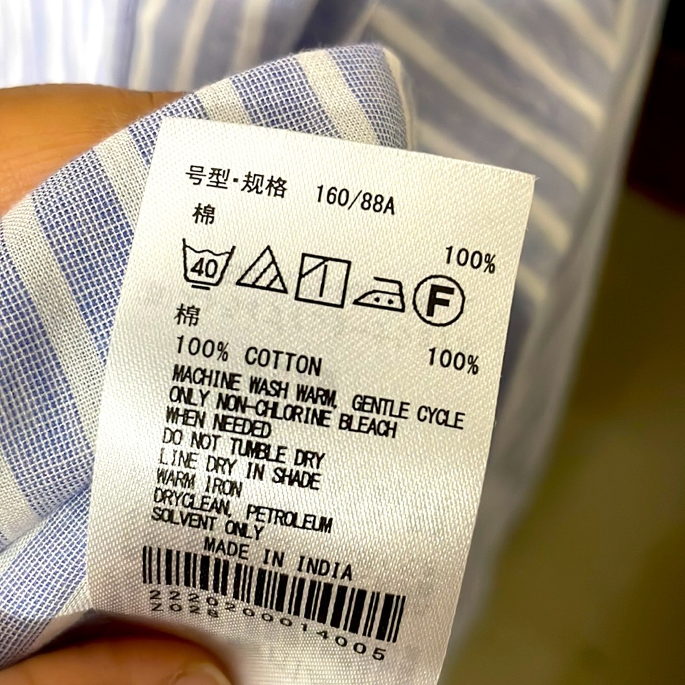 American holic cotton striped shirt| NWOT - Picture 10 of 14